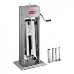 Scratch and Dent Avantco 20 lb. Stainless Steel Vertical Manual Sausage Stuffer with 5/8