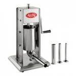 Scratch and Dent Avantco 20 lb. Stainless Steel Vertical Manual Sausage Stuffer with 5/8