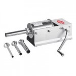 Scratch and Dent Avantco 20 lb. Stainless Steel Vertical Manual Sausage Stuffer with 5/8