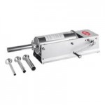 Scratch and Dent Avantco 20 lb. Stainless Steel Vertical Manual Sausage Stuffer with 5/8