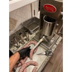 Scratch and Dent Avantco 20 lb. Stainless Steel Vertical Manual Sausage Stuffer with 5/8