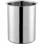 Carnival King WPLL35 3.5 Qt. Warmer with Pump, Inset, Lid, and Ladle - 120V, 550W