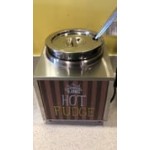 Carnival King WPLL35 3.5 Qt. Warmer with Pump, Inset, Lid, and Ladle - 120V, 550W