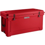 CaterGator CG100RED Red 110 Qt. Rotomolded Outdoor Cooler / Ice Chest
