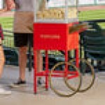 Carnival King Popcorn Popper Kit with 8 oz. Popper and Cart - 120V, 850W Carnival King Popcorn Popper Kit with 8 oz. Popper and Cart - 120V, 850W