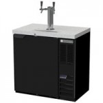 Beverage-Air DD24HC-1-B Single Tap Kegerator Beer Dispenser - Black, (1) 1/2 Keg Capacity