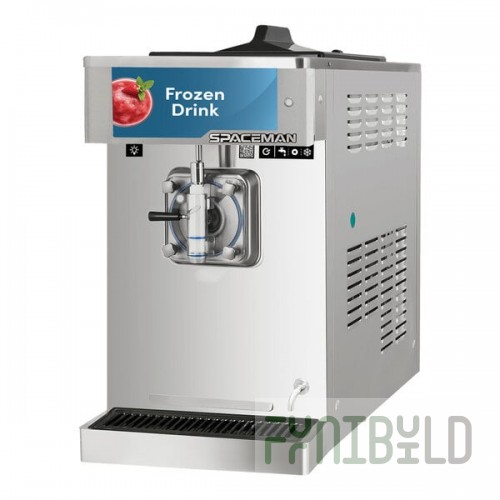 Spaceman 6690-CL 21.2 Qt. Single Ultra High Output Countertop Slushy / Granita Frozen Drink Machine - 208-230V