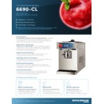 Spaceman 6690-CL 21.2 Qt. Single Ultra High Output Countertop Slushy / Granita Frozen Drink Machine - 208-230V Spaceman 6690-CL 21.2 Qt. Single Ultra High Output Countertop Slushy / Granita Frozen Drink Machine - 208-230V