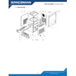 Spaceman 6690-CL 21.2 Qt. Single Ultra High Output Countertop Slushy / Granita Frozen Drink Machine - 208-230V Spaceman 6690-CL 21.2 Qt. Single Ultra High Output Countertop Slushy / Granita Frozen Drink Machine - 208-230V