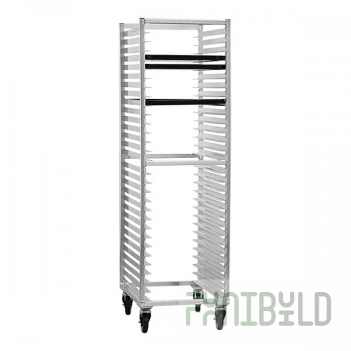 New Age 30 Pan End Load Heavy-Duty Aluminum Bun / Sheet Pan Rack 1330