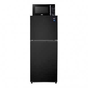 Summit Appliance MRF1087BA 10.1 Cu. Ft. Black Two Door Refrigerator / Freezer with Microwave - 115V Summit Appliance MRF1087BA 10.1 Cu. Ft. Black Two Door Refrigerator / Freezer with Microwave - 115V