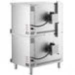 MainStreet Equipment EC2-C Double Deck Electric Full Size Convection Oven with Legs - 208V, 3 / 1 Phase, 11 kW