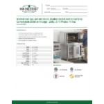 MainStreet Equipment EC2-C Double Deck Electric Full Size Convection Oven with Legs - 208V, 3 / 1 Phase, 11 kW