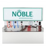Noble Warewashing I-E Single Rack Low Temperature Door-Type Dish Machine - 115V