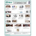 Noble Warewashing I-E Single Rack Low Temperature Door-Type Dish Machine - 115V