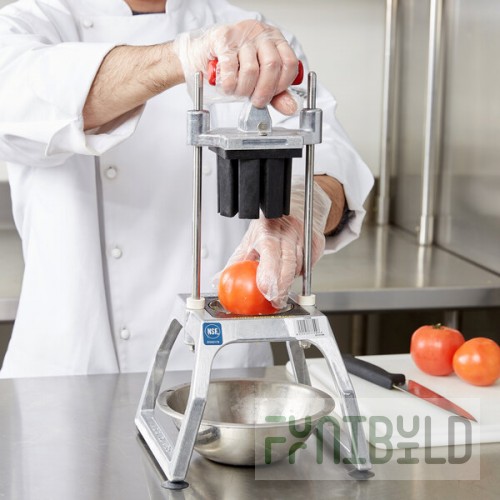 Vollrath 15006 Redco InstaCut 3.5 8 Section Fruit and Vegetable Wedger - Tabletop Mount