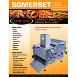 Somerset CDR-250 Dough Moulder for 6-20 Somerset CDR-250 Dough Moulder for 6-20