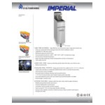Imperial Range IFS-25LP Liquid Propane 25 lb. Tube Fired Fryer - 70,000 BTU