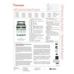 Frymaster HD60G-S Natural Gas 80 lb. High Efficiency Decathlon Floor Fryer with SMART4U 3000 Controls