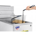 Pitco® 45C+S Natural Gas 42-50 lb. Stainless Steel Floor Fryer