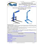 Vestil OLA-4-42 Steel Overhead Load Lifter with 3-Position Height Adjustment and Adjustable Bail - 4,000 lb. Capacity
