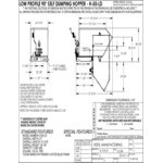 Vestil 0.50 Cubic Yard Light-Duty Low-Profile Self-Dumping Steel Forklift Hopper H-50-LD - 2,000 lb. Capacity Vestil 0.50 Cubic Yard Light-Duty Low-Profile Self-Dumping Steel Forklift Hopper H-50-LD - 2,000 lb. Capacity