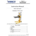 Wesco Industrial Products 880 lb. Hydraulic Value Lift with 25 1/2