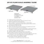 Optima Weighing Systems OP-916-4x4-10K 10,000 lb. Heavy-Duty Floor Scale with 4' x 4' Platform, Legal for Trade Optima Weighing Systems OP-916-4x4-10K 10,000 lb. Heavy-Duty Floor Scale with 4' x 4' Platform, Legal for Trade