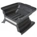 Rubbermaid® 0.5 Cubic Yard Black Tilt Truck / Trash Cart with Hinged Dome Lid (850 lb.)