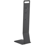 Lavex Black Metal Soap / Sanitizer Dispenser Table Top Stand
