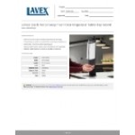 Lavex Black Metal Soap / Sanitizer Dispenser Table Top Stand