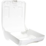 San Jamar T1770WHCL Ultrafold Summit C-Fold / Multifold Towel Dispenser - White / Clear