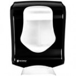 San Jamar T1770WHCL Ultrafold Summit C-Fold / Multifold Towel Dispenser - White / Clear