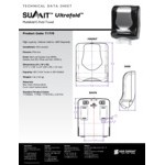 San Jamar T1770WHCL Ultrafold Summit C-Fold / Multifold Towel Dispenser - White / Clear