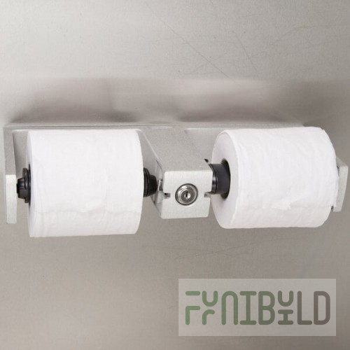 Bobrick B-27460 Surface-Mounted Vandal Resistant Multi Roll Toilet Tissue Dispenser with Satin Finish