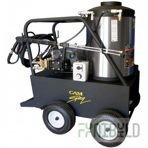Cam Spray 3050QE Portable Electric Hot Water Pressure Washer with 50' Hose - 3000 PSI; 5.0 GPM