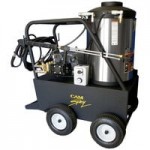Cam Spray 3050QE Portable Electric Hot Water Pressure Washer with 50' Hose - 3000 PSI; 5.0 GPM