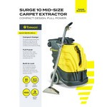 Tornado Surge 10 TE070-G10-U Mid-Size Corded Carpet Extractor - 10 Gallons