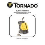 Tornado Surge 10 TE070-G10-U Mid-Size Corded Carpet Extractor - 10 Gallons