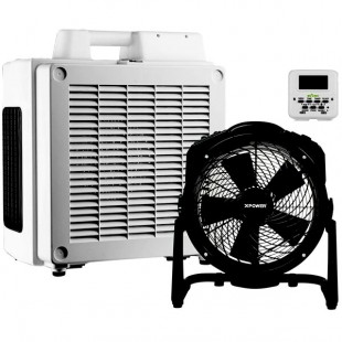 XPOWER XCS1 COVID Shield Programmable Disinfecting & Sanitizing Kit with Portable Air Scrubber XPOWER XCS1 COVID Shield Programmable Disinfecting & Sanitizing Kit with Portable Air Scrubber