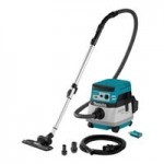 Makita 40V MAX XGT GCV02PMU 2.1 Gallon Lithium Ion Cordless Brushless Dry Dust Extractor / Vacuum Kit with HEPA Filtration and AWS - 4.0 Ah