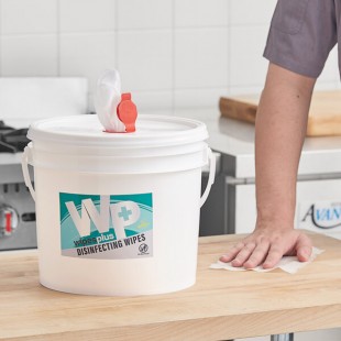 WipesPlus Lemon Scent Alcohol Free Surface Disinfecting Wipes and Bucket WipesPlus Lemon Scent Alcohol Free Surface Disinfecting Wipes and Bucket