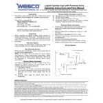 Wesco Industrial Products 1,000 lb. Large Liquid Gas Cylinder Cart and Power Drive 210131-PD
