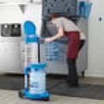 San Jamar Saf-T-Ice 50 lb. Polycarbonate Ice Tote Transport Set with 2 Ice Totes and Cart San Jamar Saf-T-Ice 50 lb. Polycarbonate Ice Tote Transport Set with 2 Ice Totes and Cart