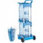 San Jamar Saf-T-Ice 50 lb. Polycarbonate Ice Tote Transport Set with 2 Ice Totes and Cart San Jamar Saf-T-Ice 50 lb. Polycarbonate Ice Tote Transport Set with 2 Ice Totes and Cart