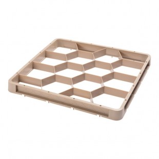 Vollrath CRJ Traex® 12 Compartment Full-Size Beige Closed Wall Extender Vollrath CRJ Traex® 12 Compartment Full-Size Beige Closed Wall Extender