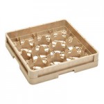 Vollrath CRJ Traex® 12 Compartment Full-Size Beige Closed Wall Extender