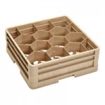 Vollrath CRJ Traex® 12 Compartment Full-Size Beige Closed Wall Extender