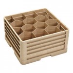 Vollrath CRJ Traex® 12 Compartment Full-Size Beige Closed Wall Extender