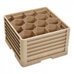 Vollrath CRJ Traex® 12 Compartment Full-Size Beige Closed Wall Extender